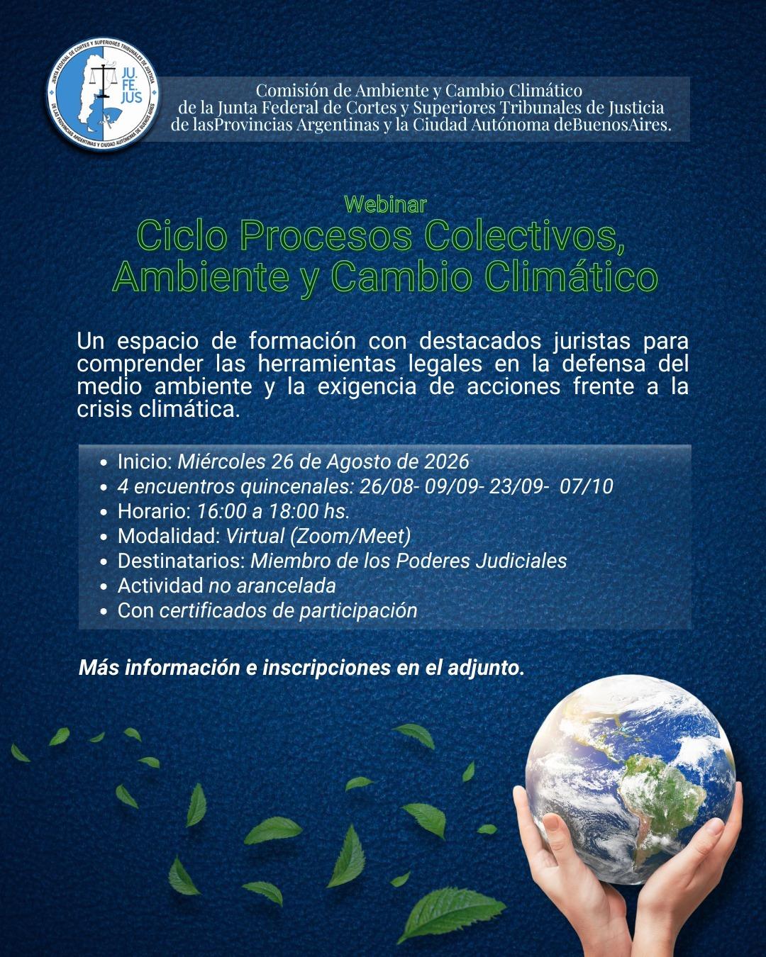 Afiche Webinar JUFEJUS