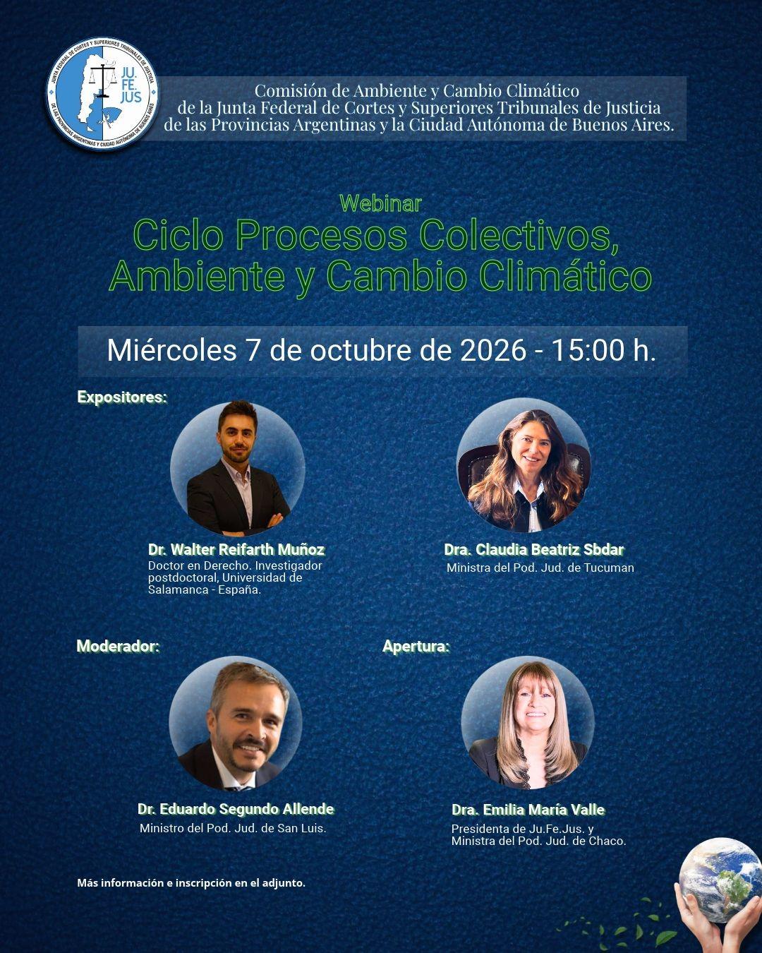 Afiche Webinar JUFEJUS